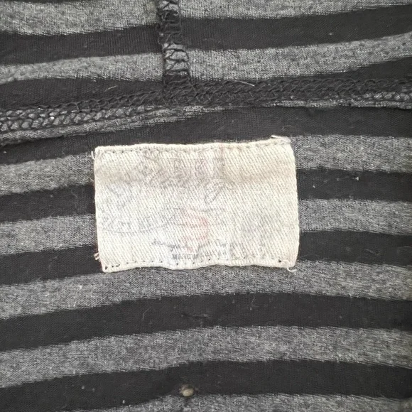 BKE Lounge Y2K Vintage Zip Up Lightweight Sheer Hoodie Jacket - Picture 11 of 11